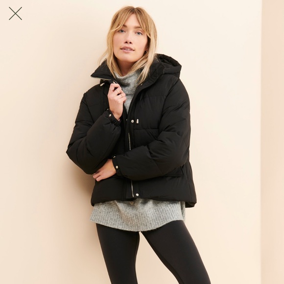 Kate Spade Cinched Waist Short Puffer - Picture 2 of 8